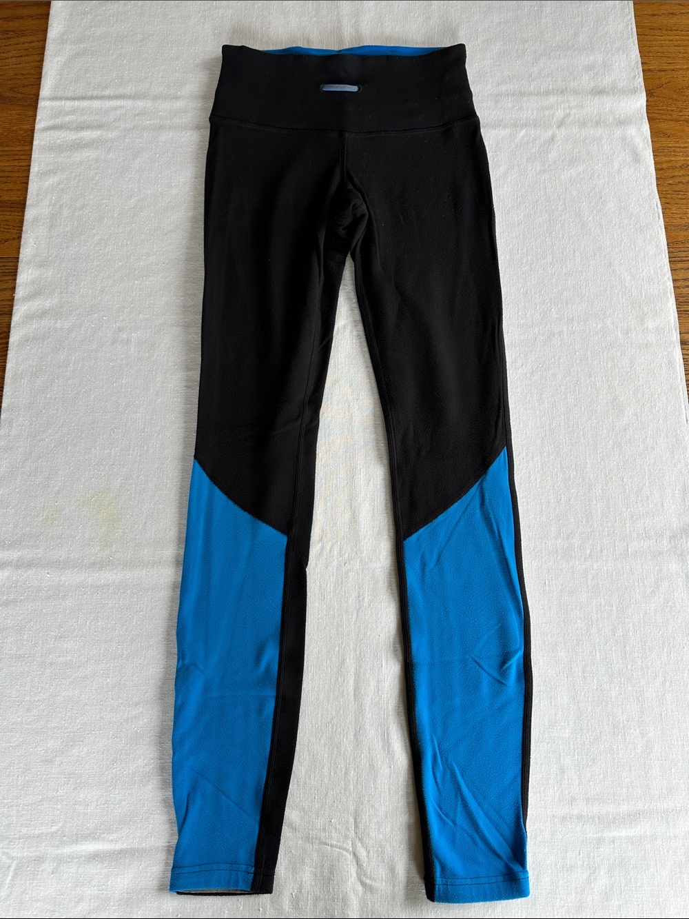 Lululemon Runder Under Pant Beaming Blue / Black 4